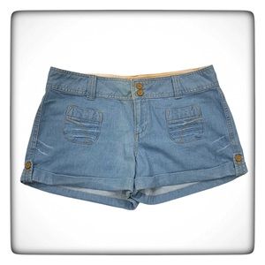 Route 66 Original Clothing Co Denim Shorts Size 11/12 Stretch Casual Y2K